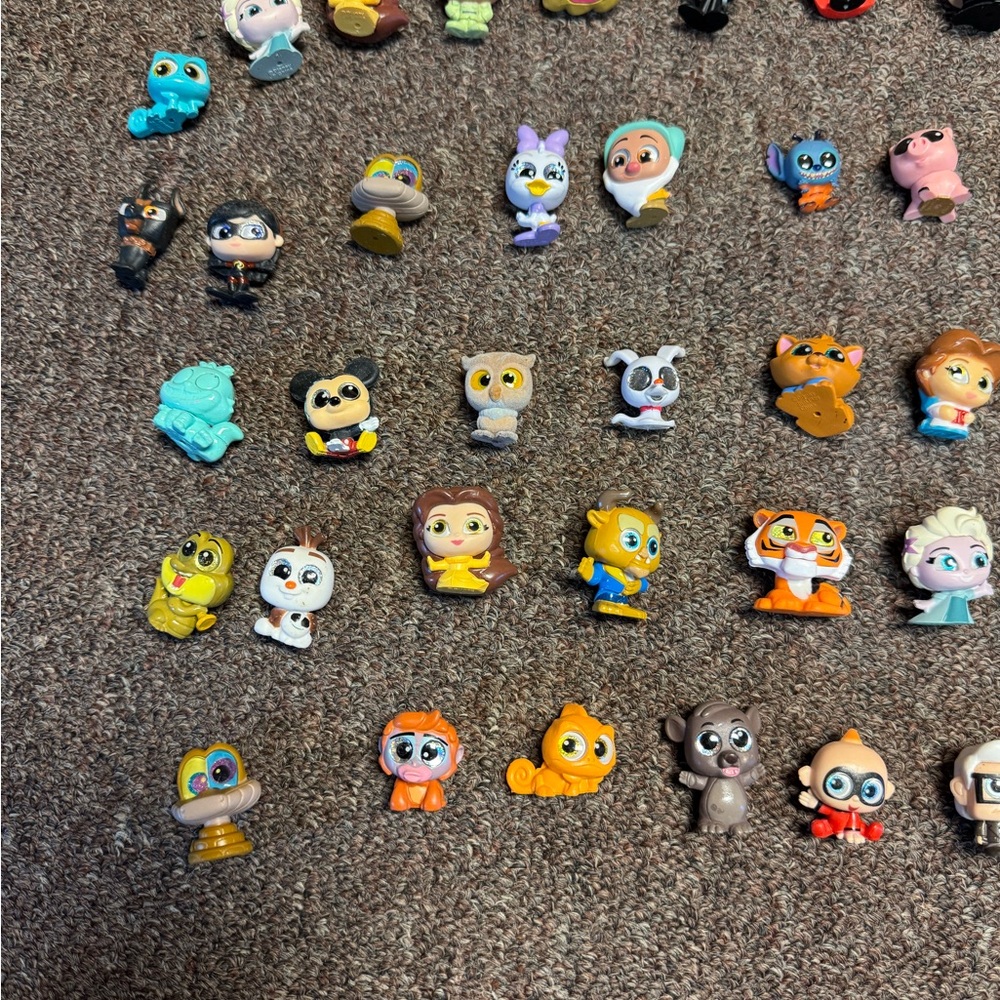 Disney Assorted Character Mini Figurines Collection 2" Contemporary Lot 60 total - Picture 2 of 4